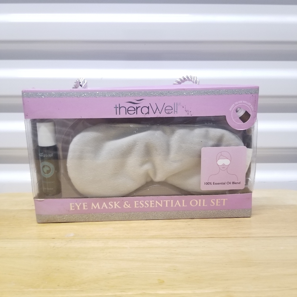 TheraWell essential oil and eyemask set
